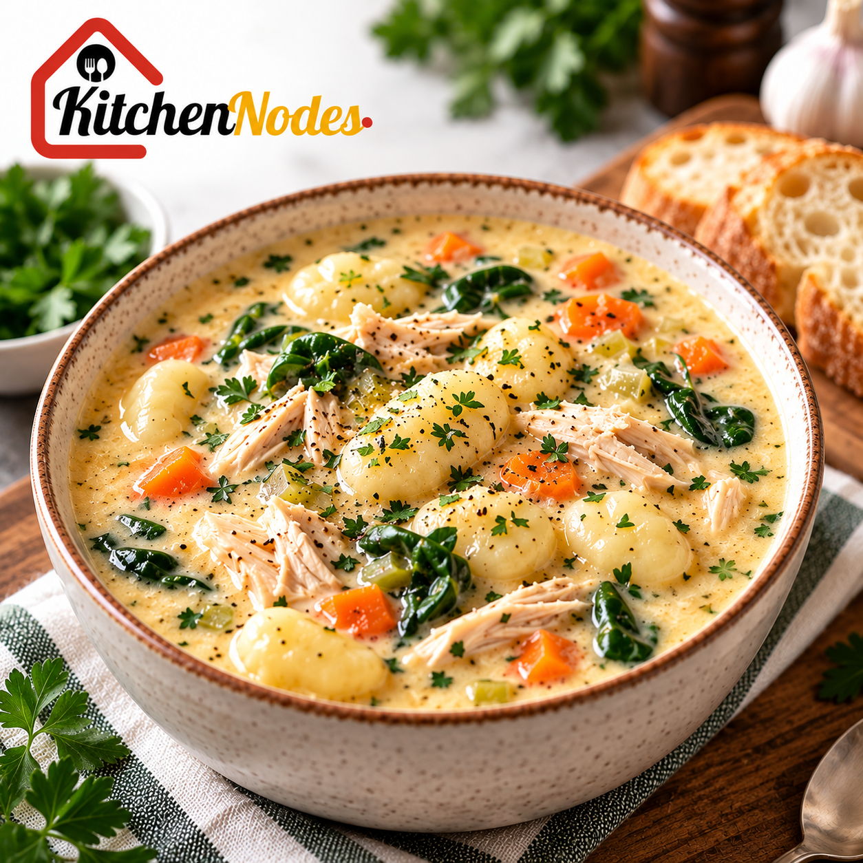 Chicken Gnocchi Soup Recipe: Simple, Quick & Delicious 